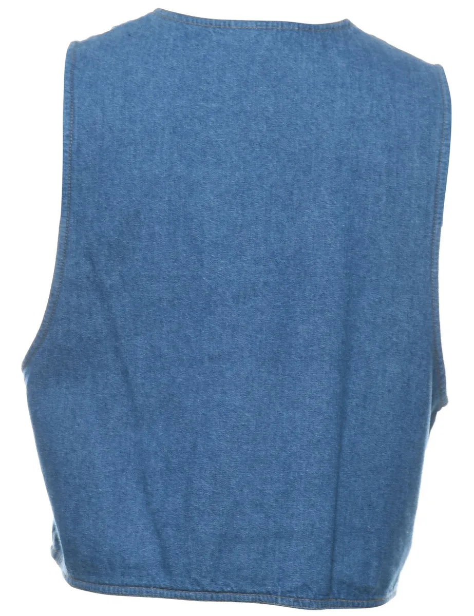 Koret City Blues Denim Jacket Vest - M