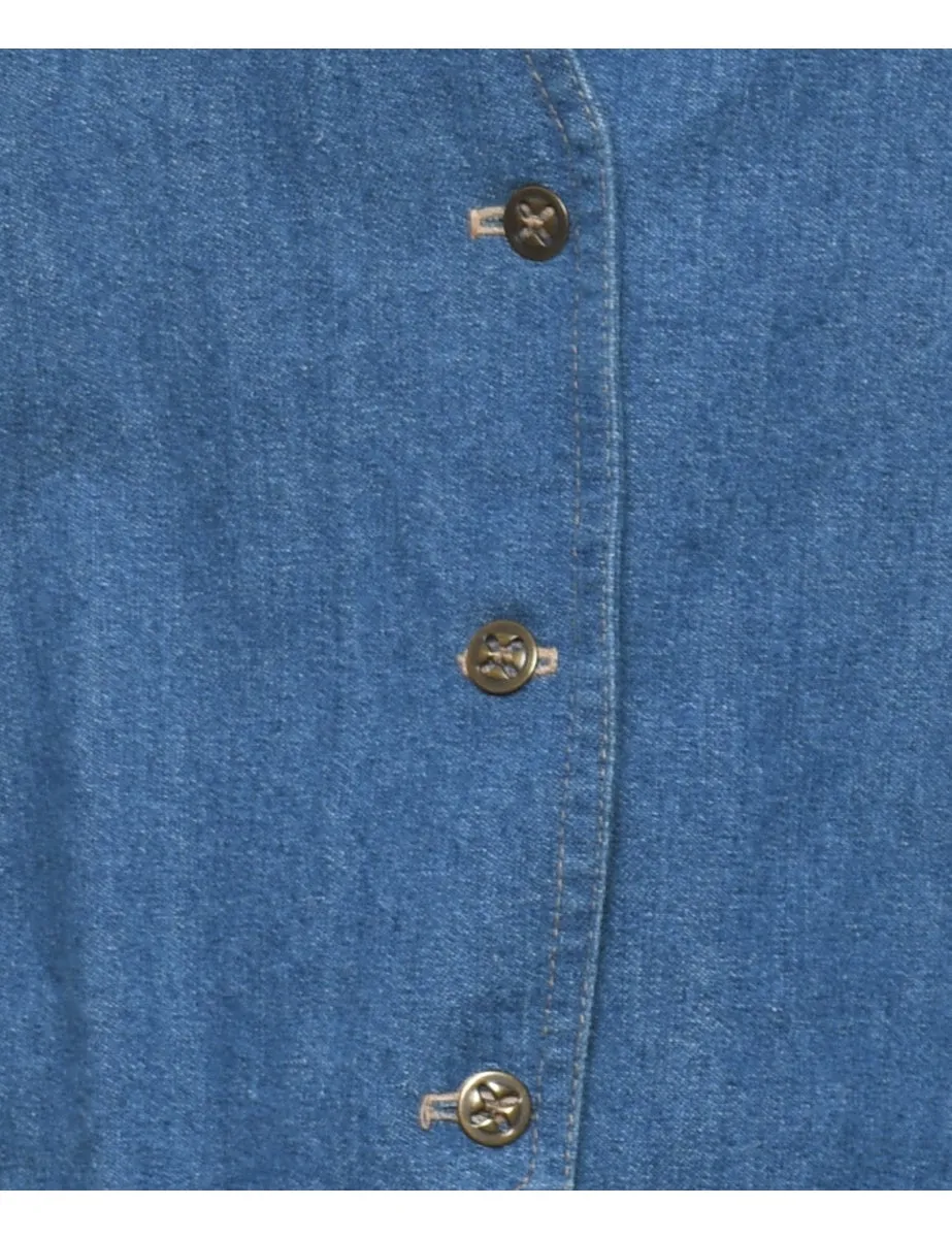Koret City Blues Denim Jacket Vest - M