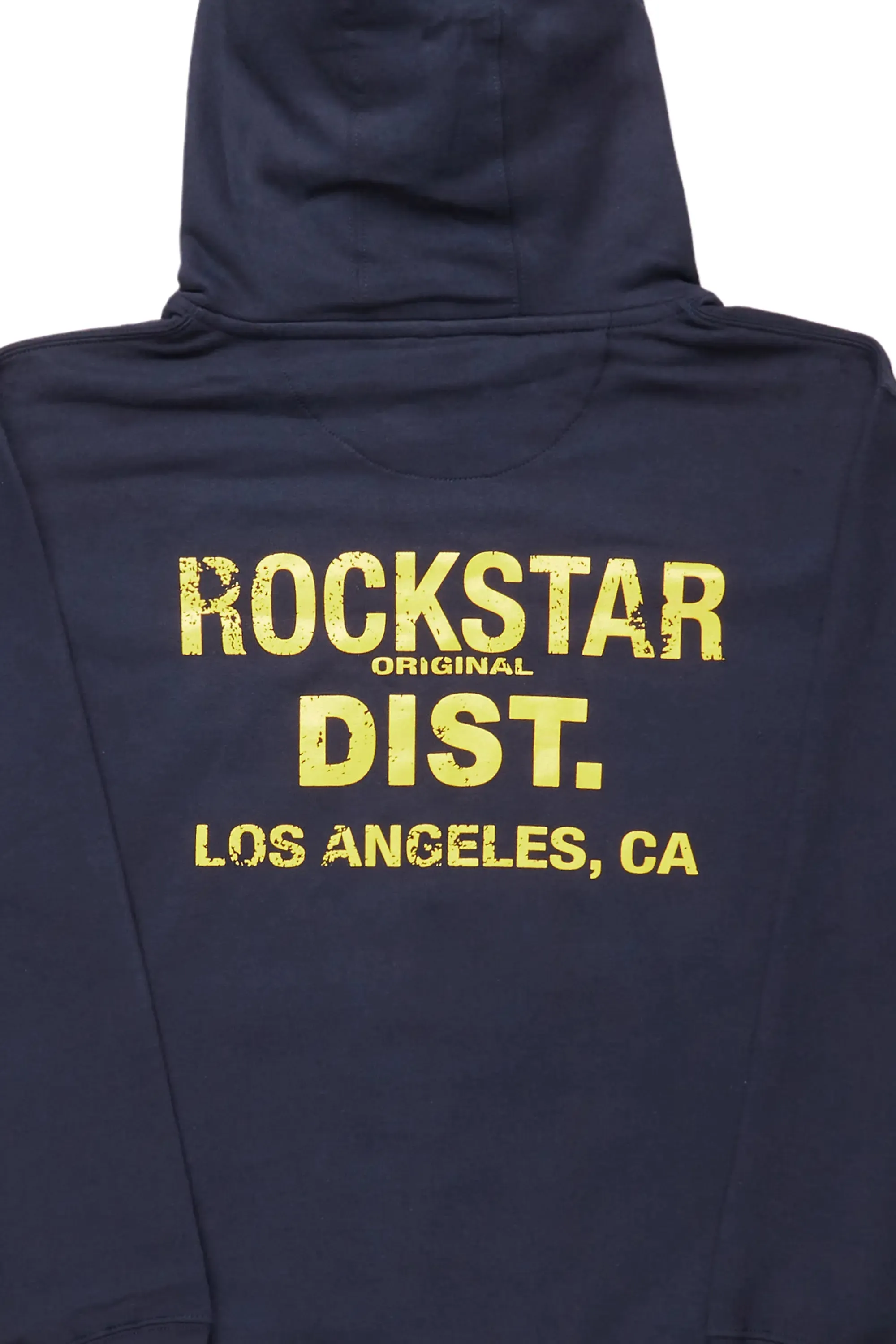 Lake Navy/Yellow Graphic Hoodie