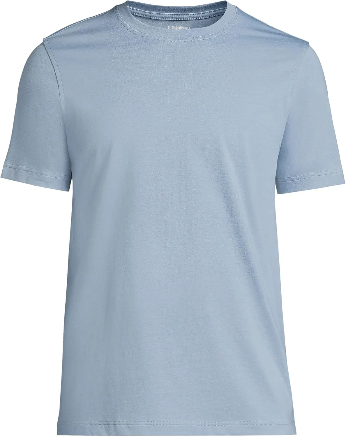 Lands' End Men's Short Sleeve American-Grown Supima Cotton Tee