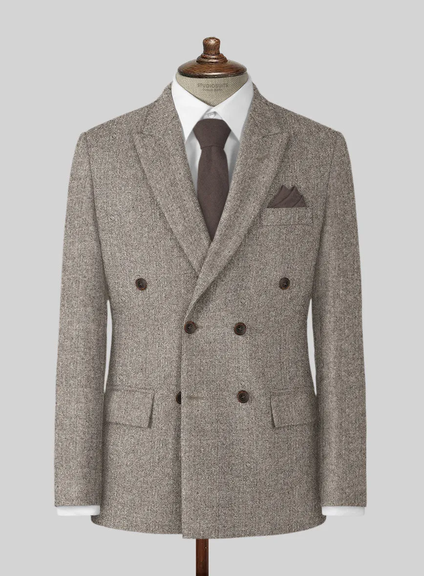 Light Weight Brown Tweed Suit