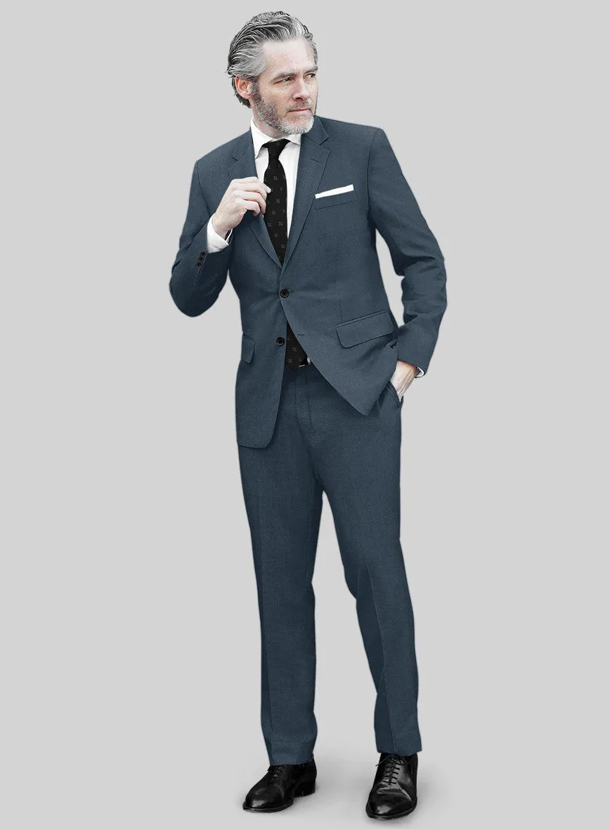 Marco Stretch Space Blue Wool Suit