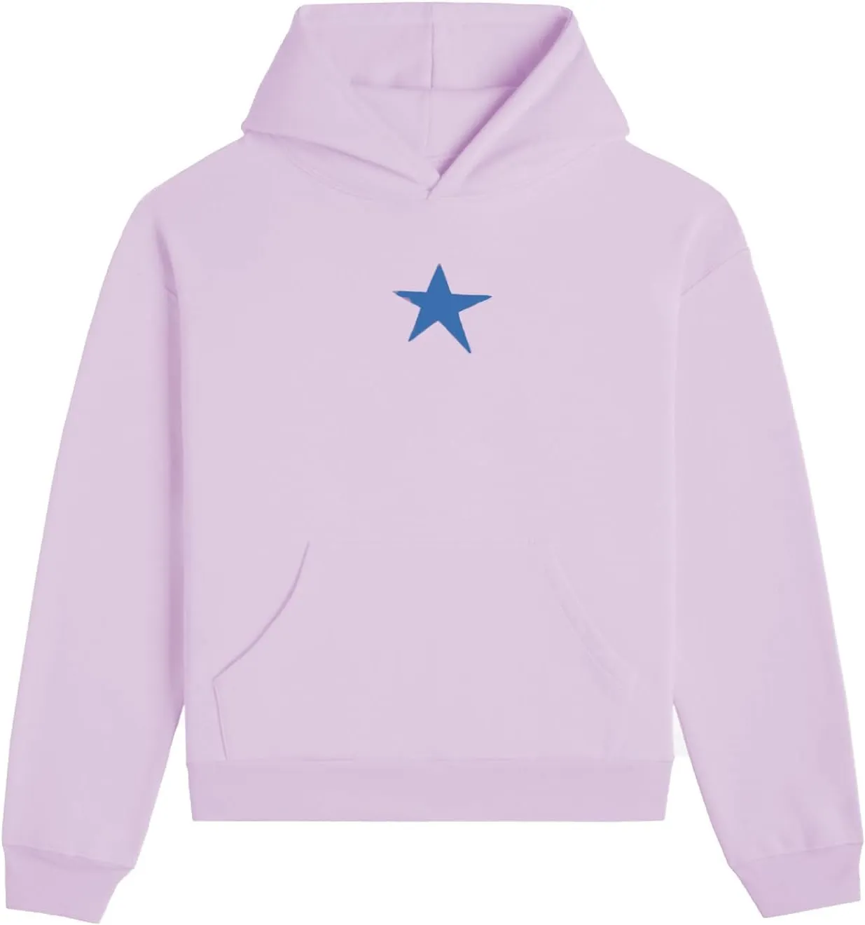 Meiweileya Womens Y2k Star Graphic Print Hoodies Oversized Aesthetic Long Sleeve Pullover Tops