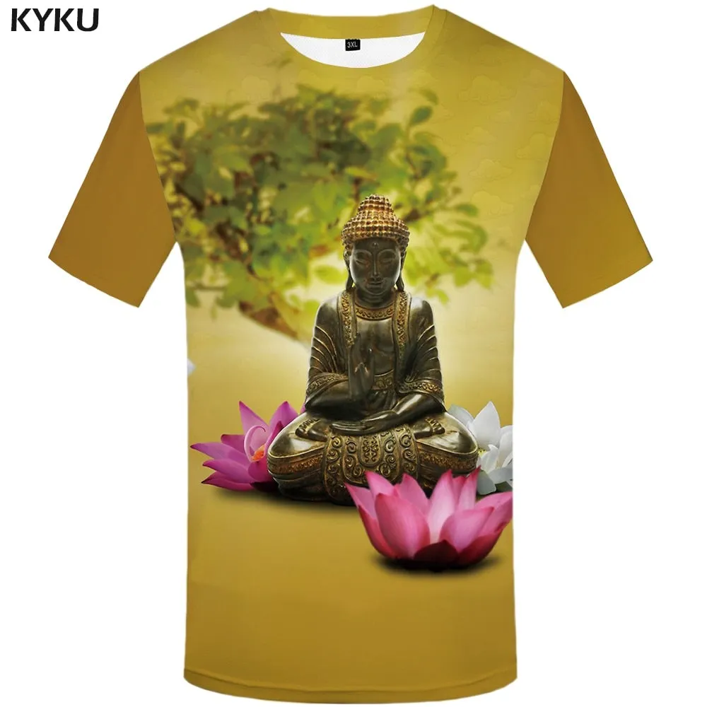 Men Harajuku T-shirts 3d America Tshirt Printed Feather Tshirts Casual Colorful Anime Clothes