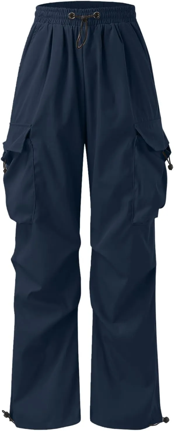 Mens Cargo Pant Casual Work Pant Elastic Waist Cotton Cargo Joggers Men with Multiple Pockets