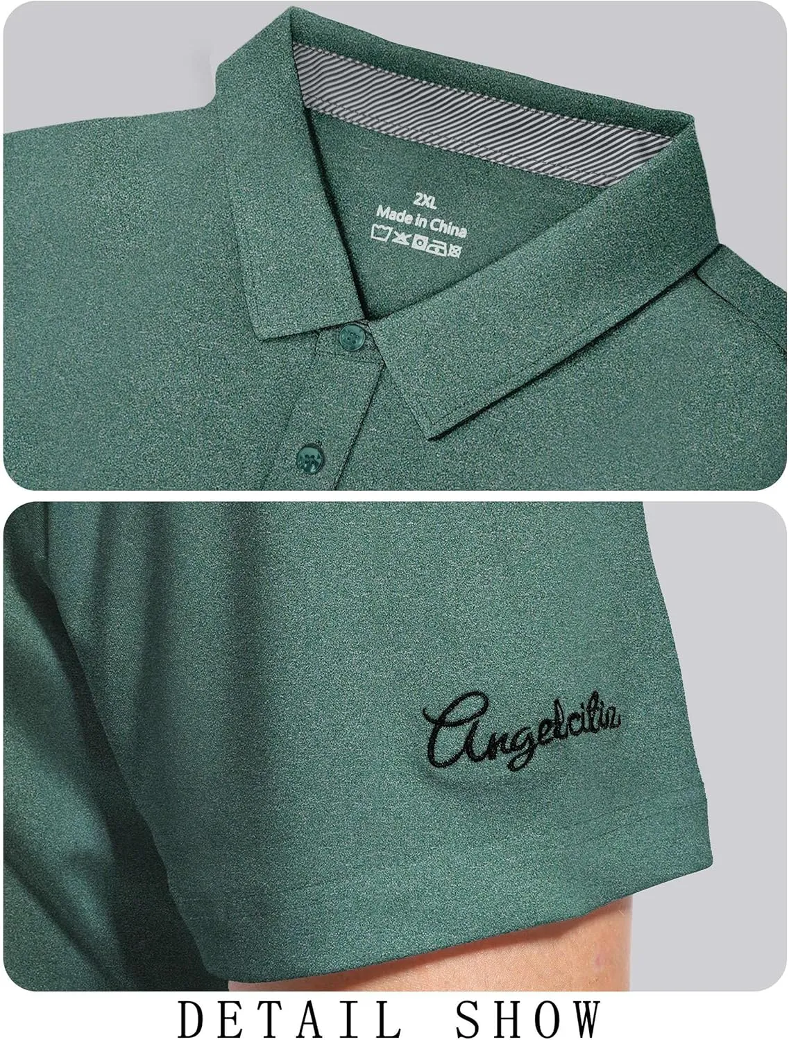 Mens Golf Shirt Dry Fit Performance Polo Shirts for Men Mens Short Sleeve Shirts Casual Work Shirts for Men