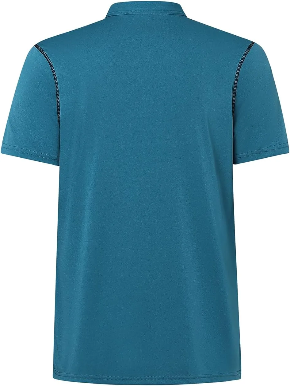 Mens Henley Shirts Short Sleeve Casual T Shirts Slim Fit Henley Muscle Tshirts Basic Button Tee Shirts with Pocket