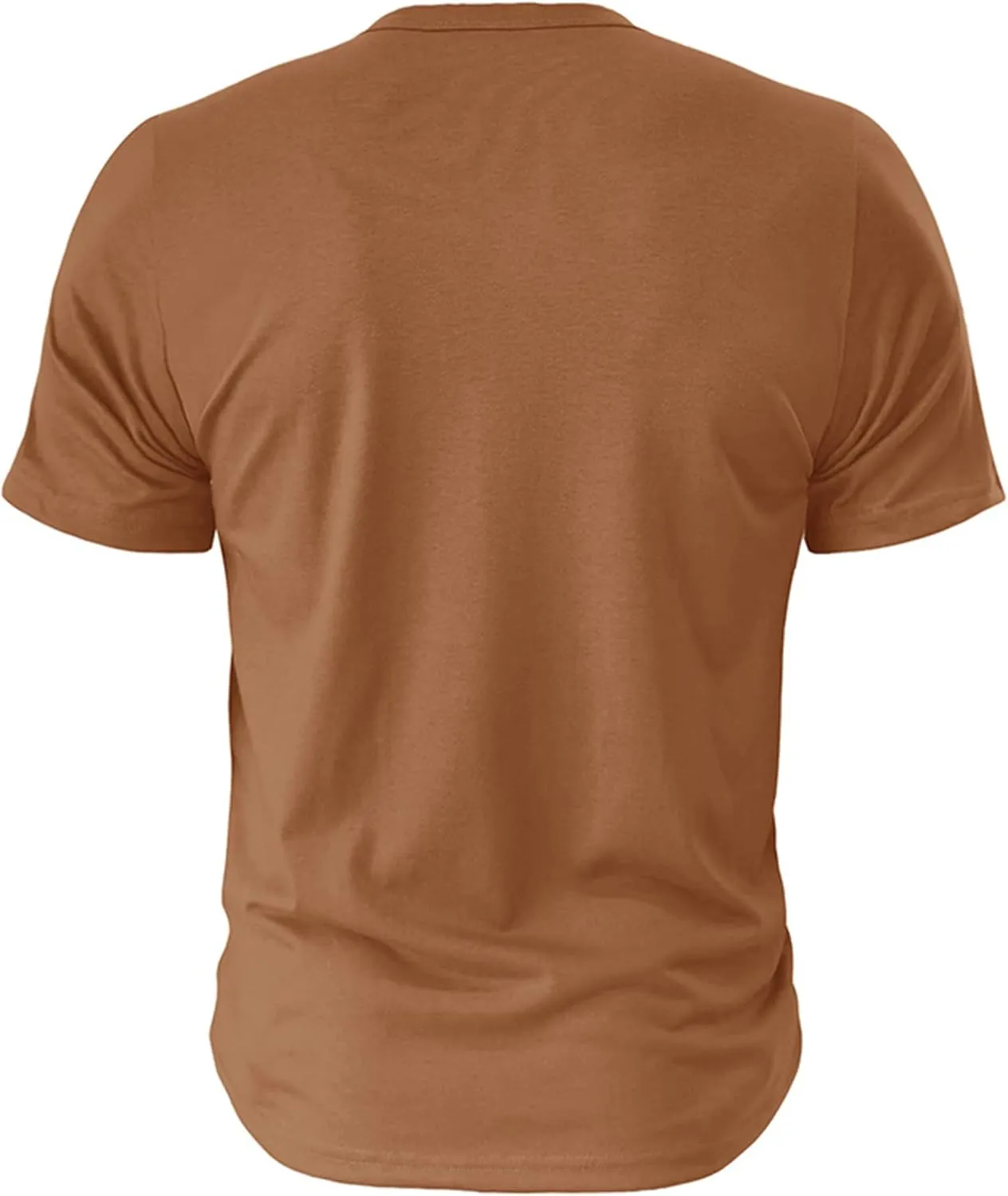 Mens Henley T-Shirts Slim Fit Shirts Casual Front Placket Short Sleeve T-Shirts Fashion