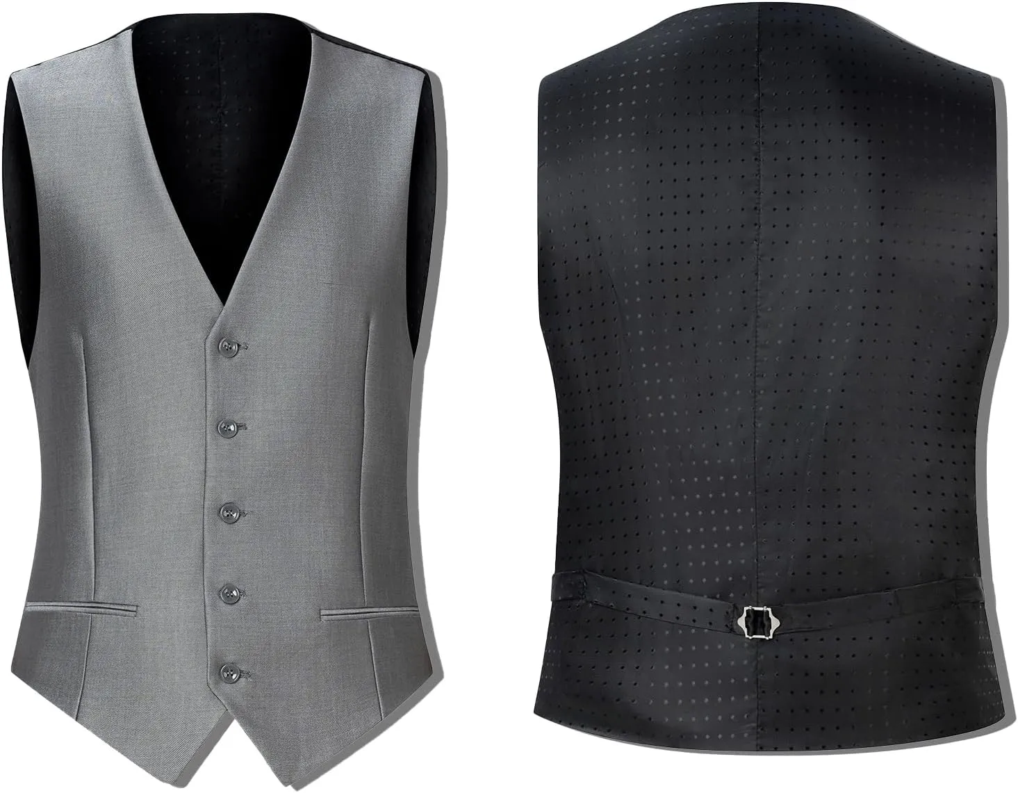 Men's Suit 3 Piece Slim Fit Suit, One Button Fine Glitter Shawl Lapel Blazer Jacket Vest Pants for Party & Wedding