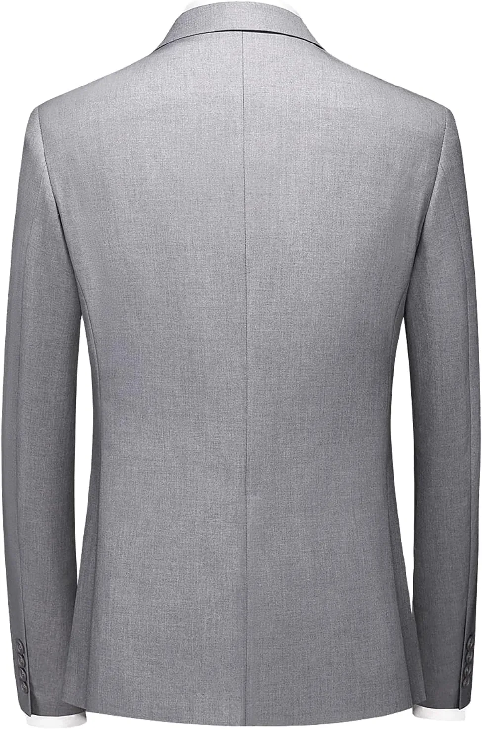 Men's Suits 3 Piece Slim Fit Suit One Button Solid Suit Blazer Jacket Vest Pants Set