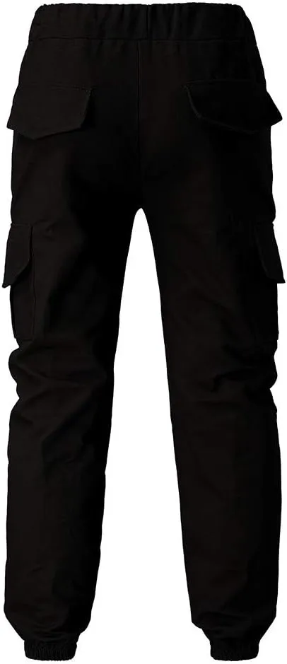 Mens Workout Cargo Sweatpants Trousers Slim Fit Stretch Pants Plaid Sweatpants Mens Fashion Joggers Sports Pants Mens