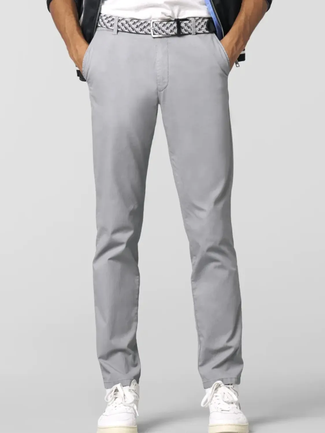 MEYER light grey OSLO Chino