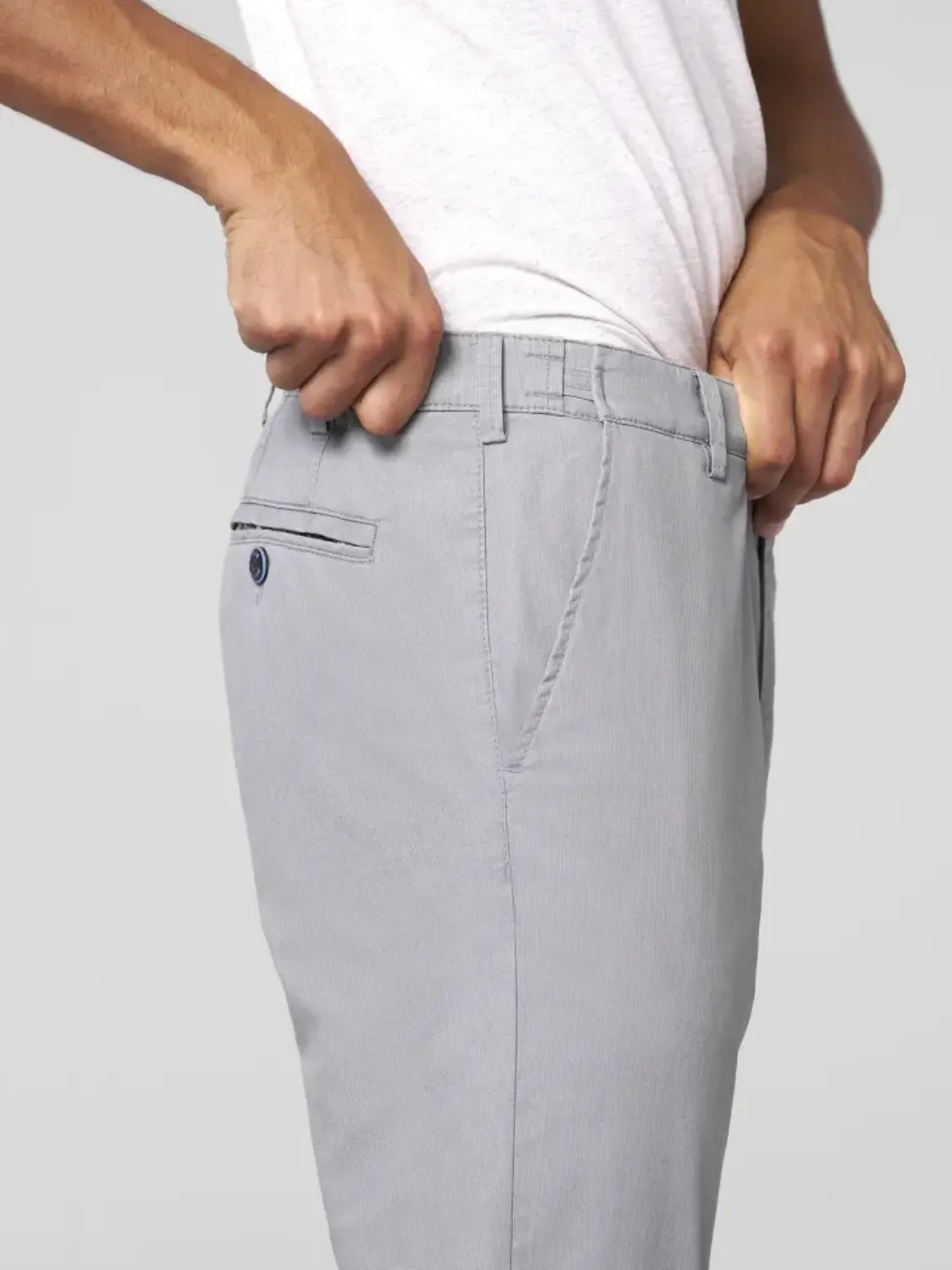 MEYER light grey OSLO Chino