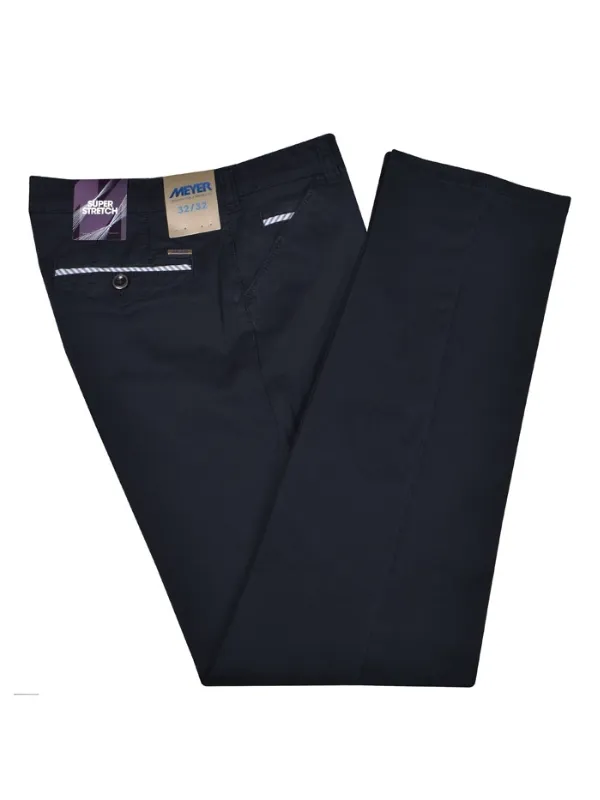 Meyer Oslo Navy Trousers