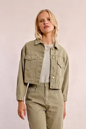 Molly Bracken Denim Jacket Khaki
