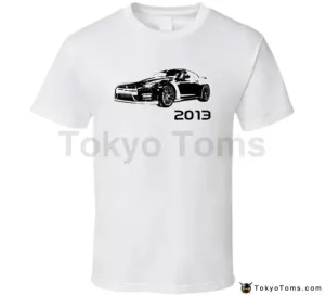 Nissan GT-R Side View T-Shirt - Cotton