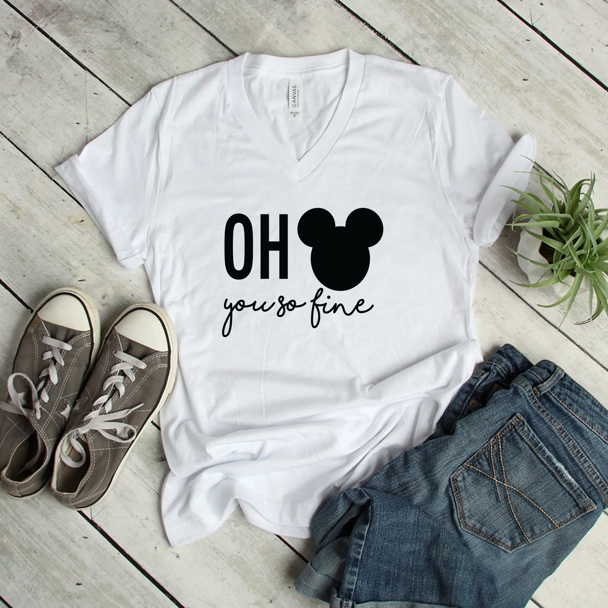 Oh Mickey You So Fine T Shirt- Disney Trip Matching Shirts - Mickey Mouse T Shirt - Cute Mickey Shirt