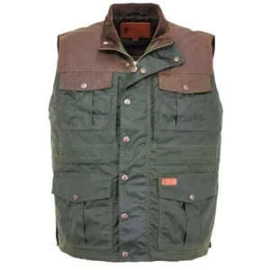 Outback Trading Men's Vest Oilskin