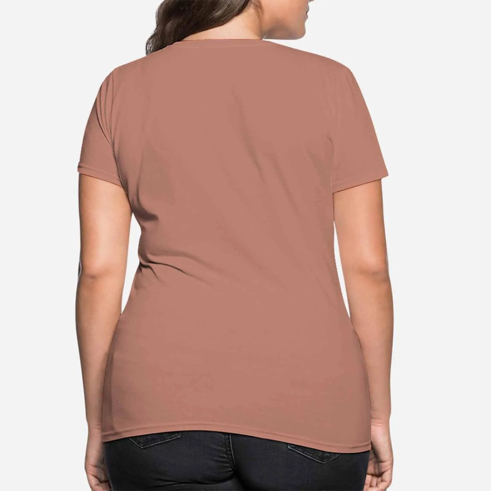 Personalized My Face on A Shirt Big Smiley Women's All Over Print T-shirt Gift for Female