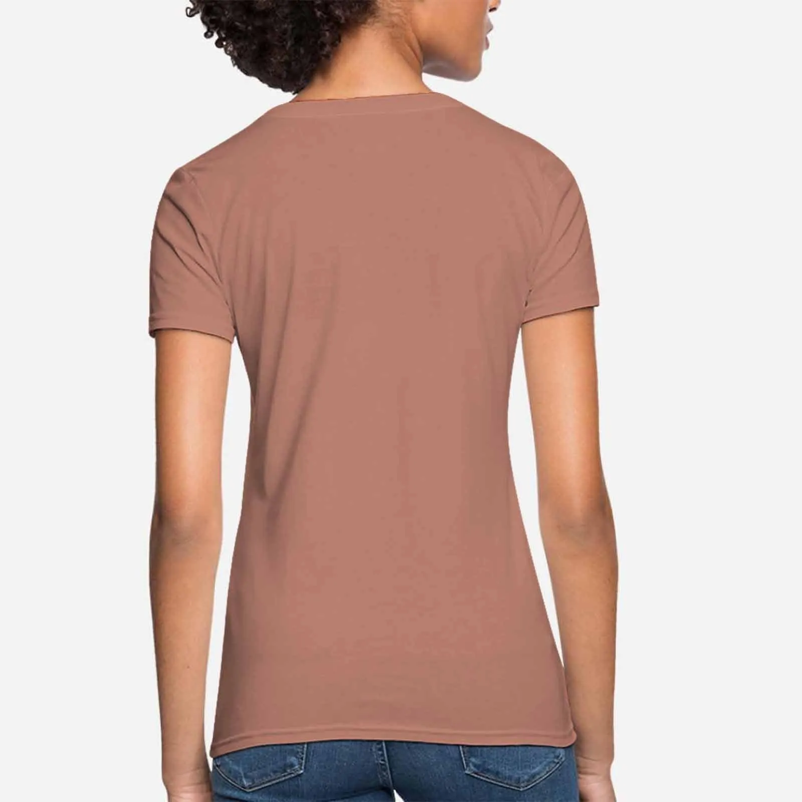 Personalized My Face on A Shirt Big Smiley Women's All Over Print T-shirt Gift for Female
