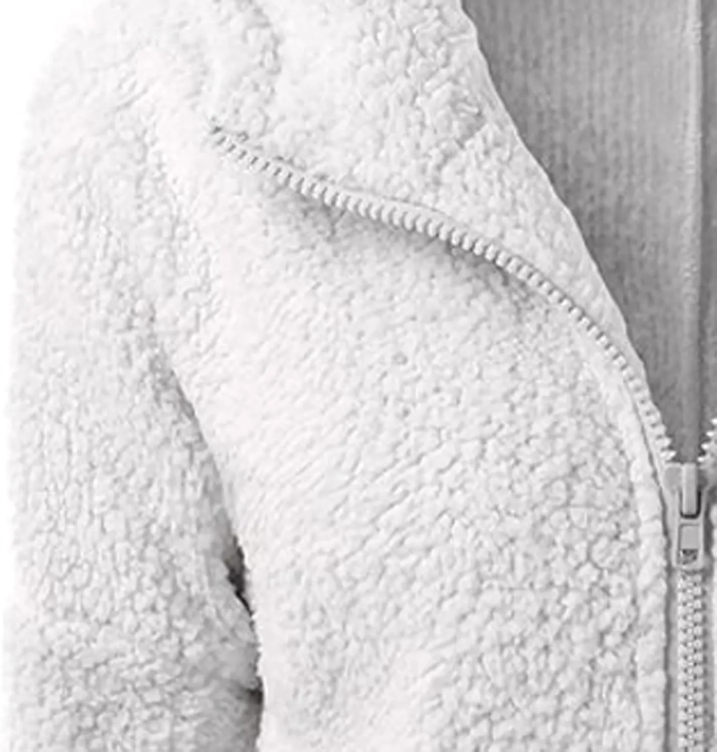 Plush Hoodie Long Sleeve Coats for Women Sweaters Solid Color Fleece Outerwear Pockets Hooded Pullover Cardigans