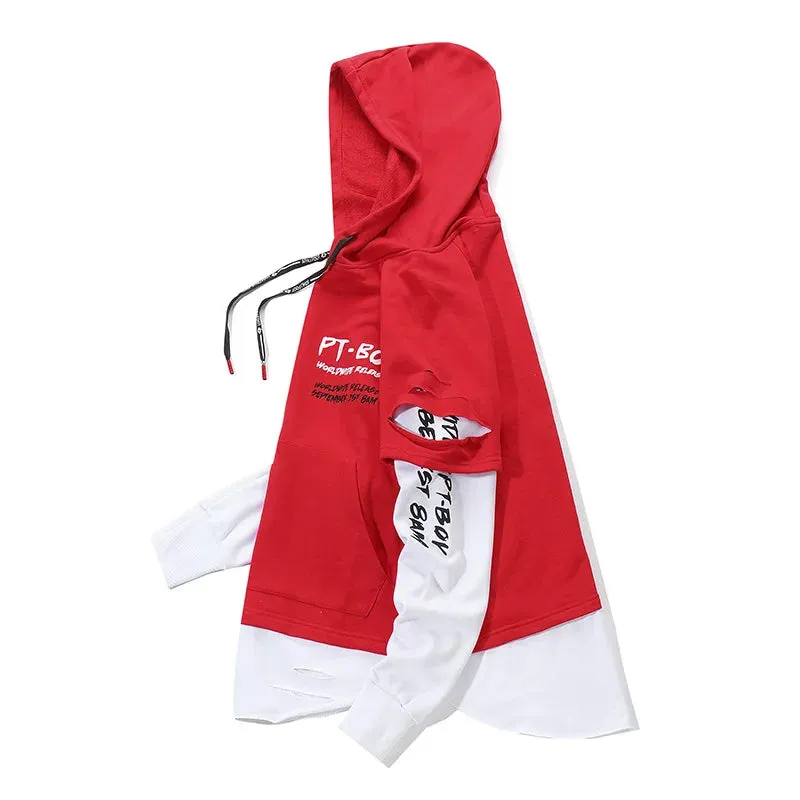PT-Boy Japanese Men's Hip Hop streetwear Hoodie