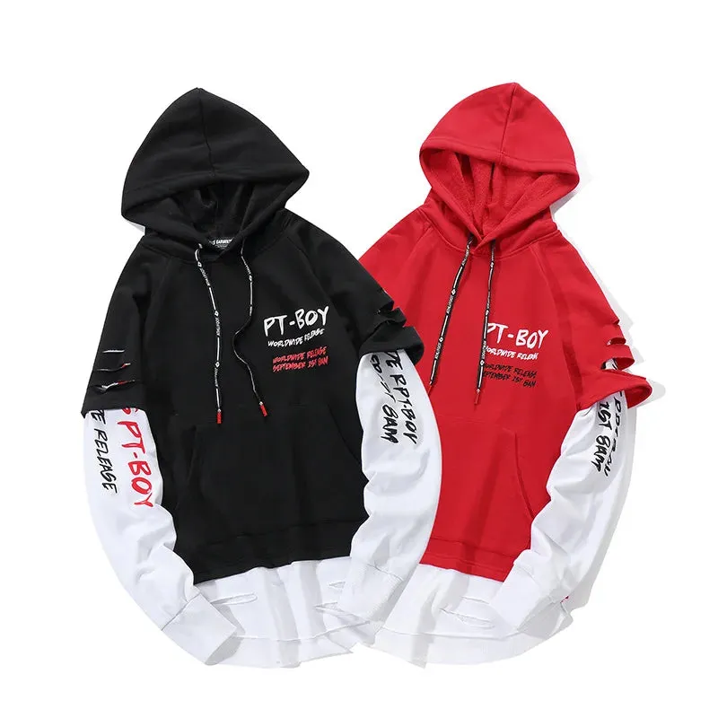 PT-Boy Japanese Men's Hip Hop streetwear Hoodie