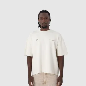 Pure Cream Eagle Print T-Shirt