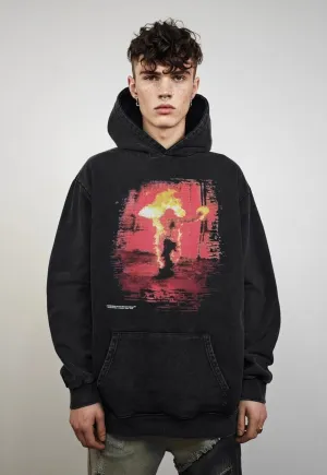 Rammstein hoodie vintage rock band pullover punk jumper grey