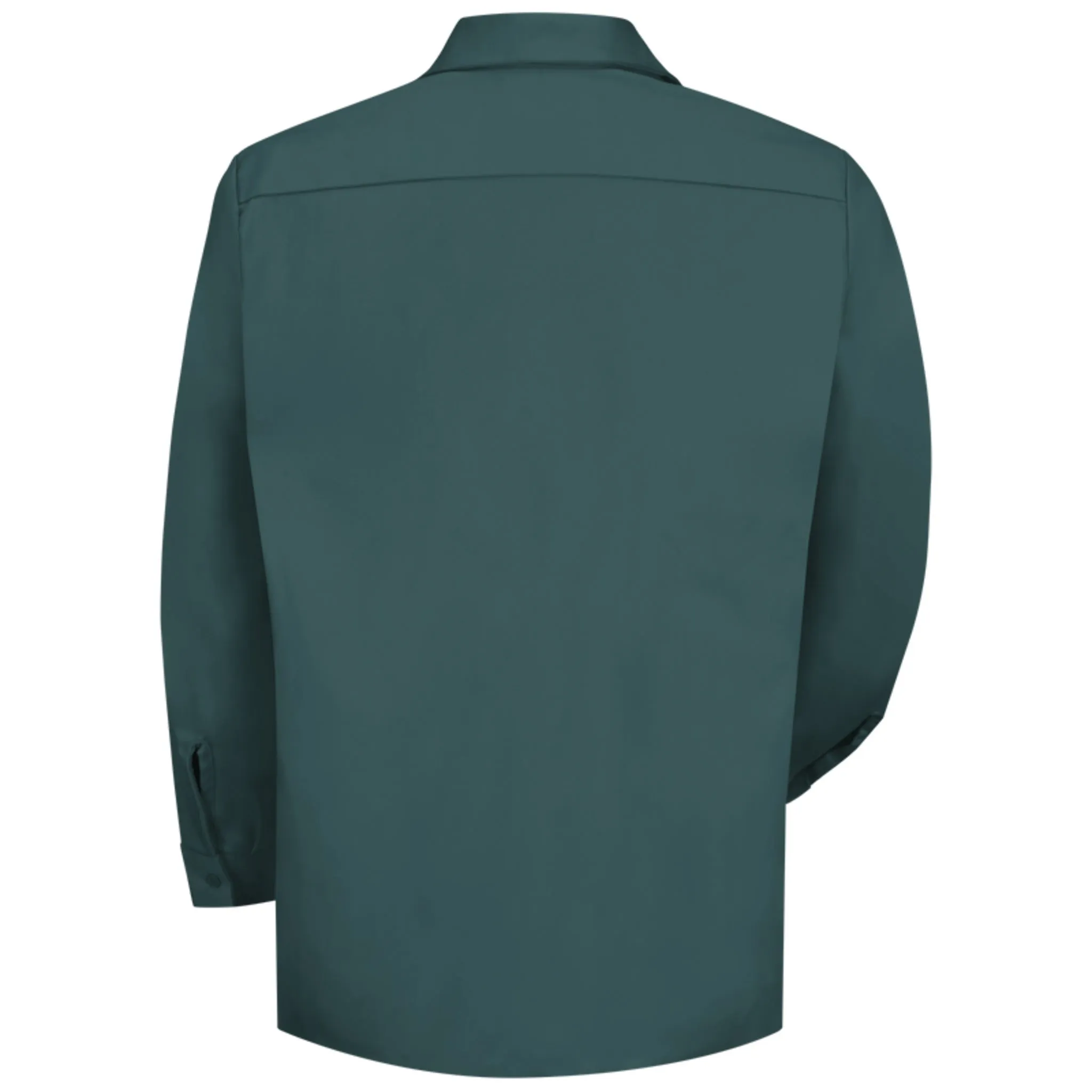 Red Kap SC30 Men's Long Sleeve Wrinkle-Resistant Work Shirt - Touchtex Technology, Stain Resistant, Durable, Easy-Care Cotton Blend | Sizes S-6XL