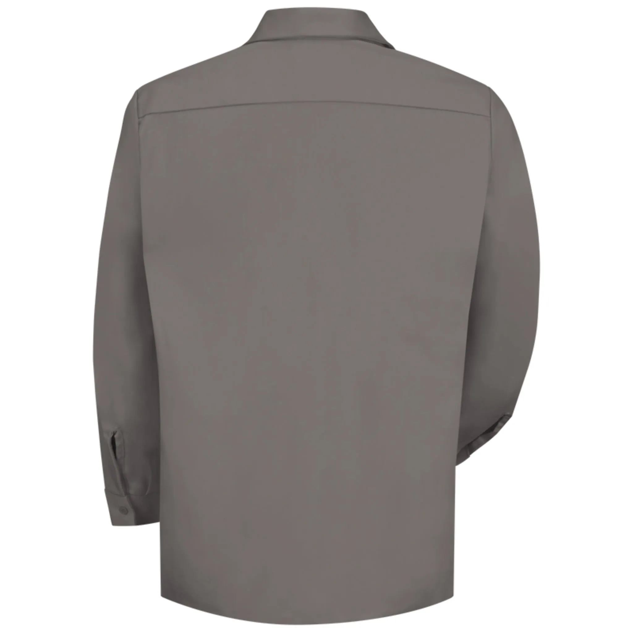 Red Kap SC30 Men's Long Sleeve Wrinkle-Resistant Work Shirt - Touchtex Technology, Stain Resistant, Durable, Easy-Care Cotton Blend | Sizes S-6XL