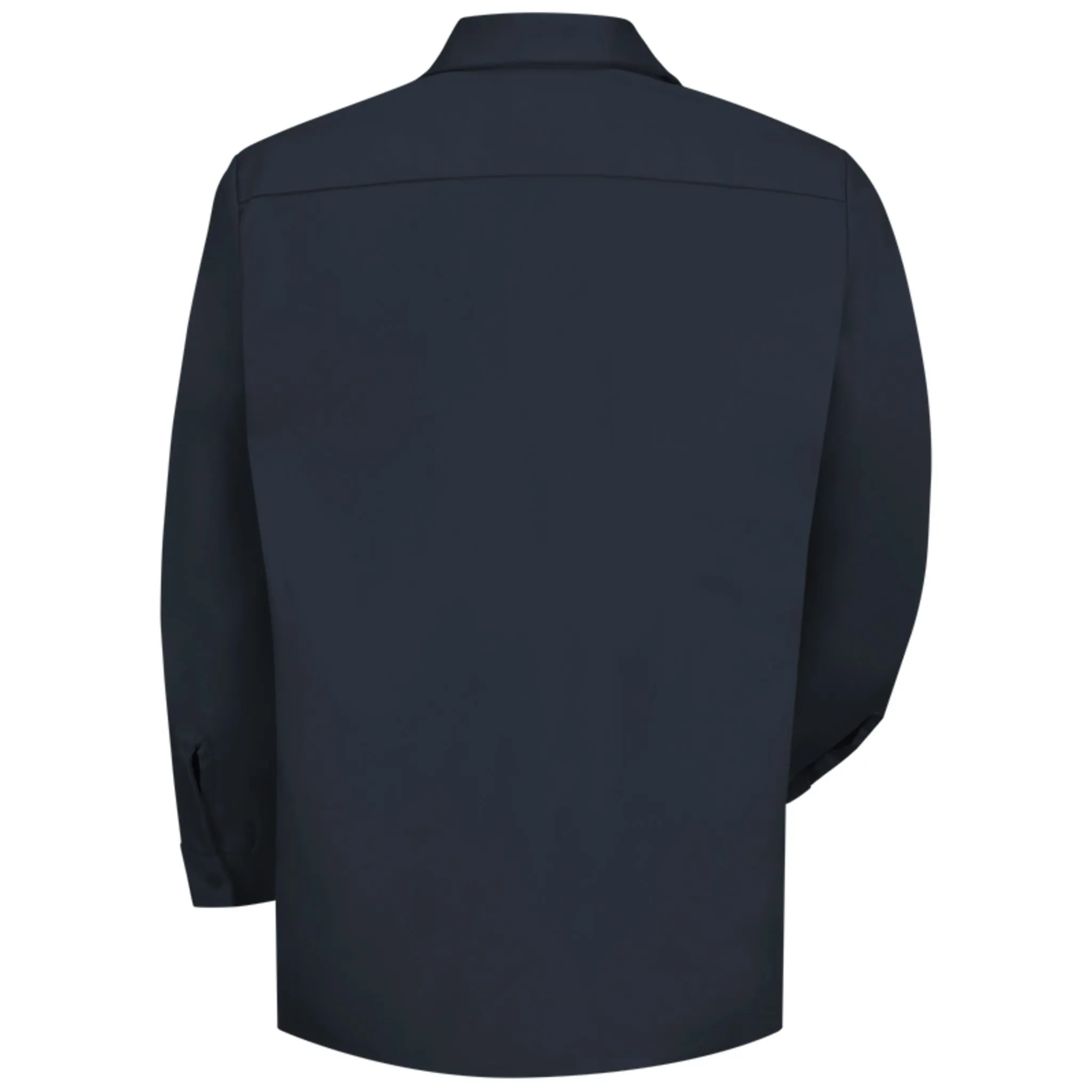 Red Kap SC30 Men's Long Sleeve Wrinkle-Resistant Work Shirt - Touchtex Technology, Stain Resistant, Durable, Easy-Care Cotton Blend | Sizes S-6XL