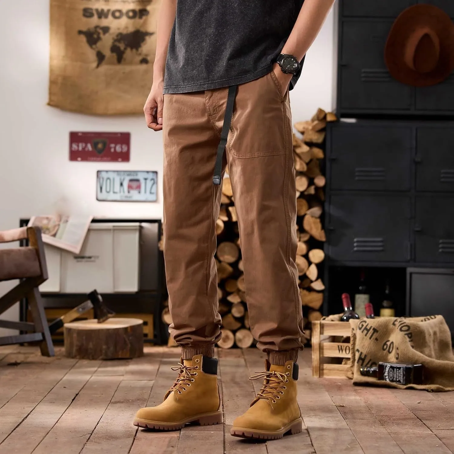 Regular Casual Pants Slim Fit Business Long Pants Men's Sports Pants Men's Cargo Pants Men's Tactical Pants Trousers