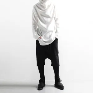 Samo Zaen Collection High collar loose irregular casual long-sleeved Tshirt