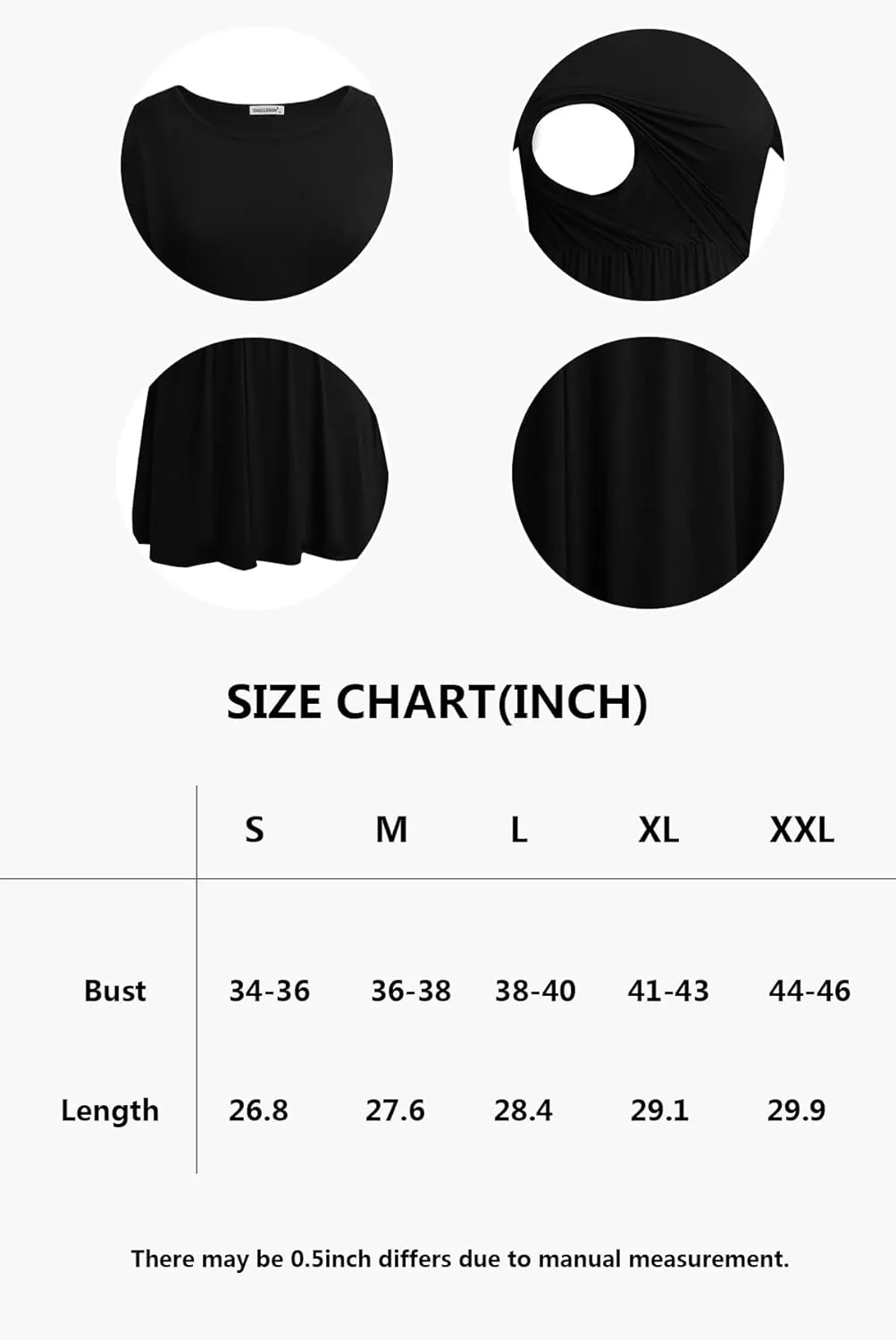 Smallshow Women's Maternity Nursing Tops 3 Pack Short Sleeve Breastfeeding Shirt