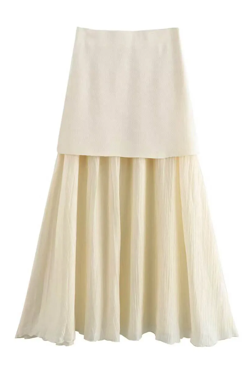 Summer Urban V-Neck Skirt Set