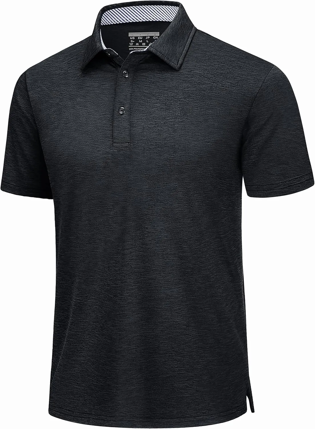TACVASEN Men's Golf Shirts Short Sleeve Quick Dry Polo Shirts Moisture Wicking Casual Business Sports Breathable Polo