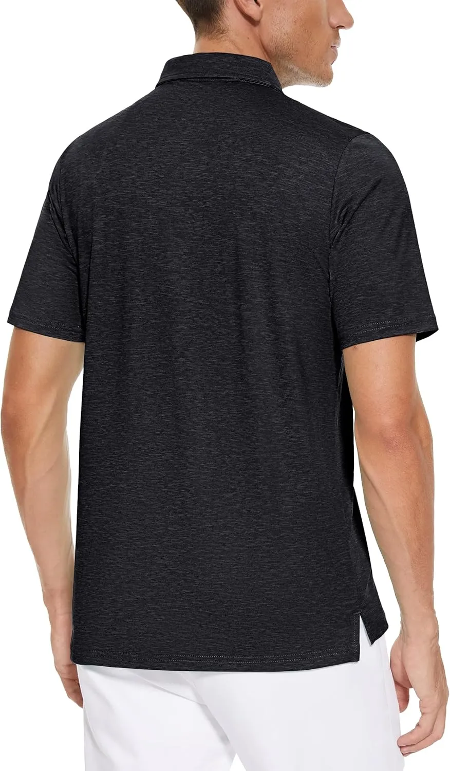 TACVASEN Men's Golf Shirts Short Sleeve Quick Dry Polo Shirts Moisture Wicking Casual Business Sports Breathable Polo