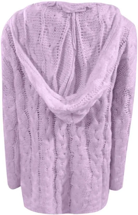 TANGNADE Womens Winter Sweaters Plus Size Hoodies Sweater Knit V Neck Tops Oversized Fashion Casual Long Sleeve Pullover