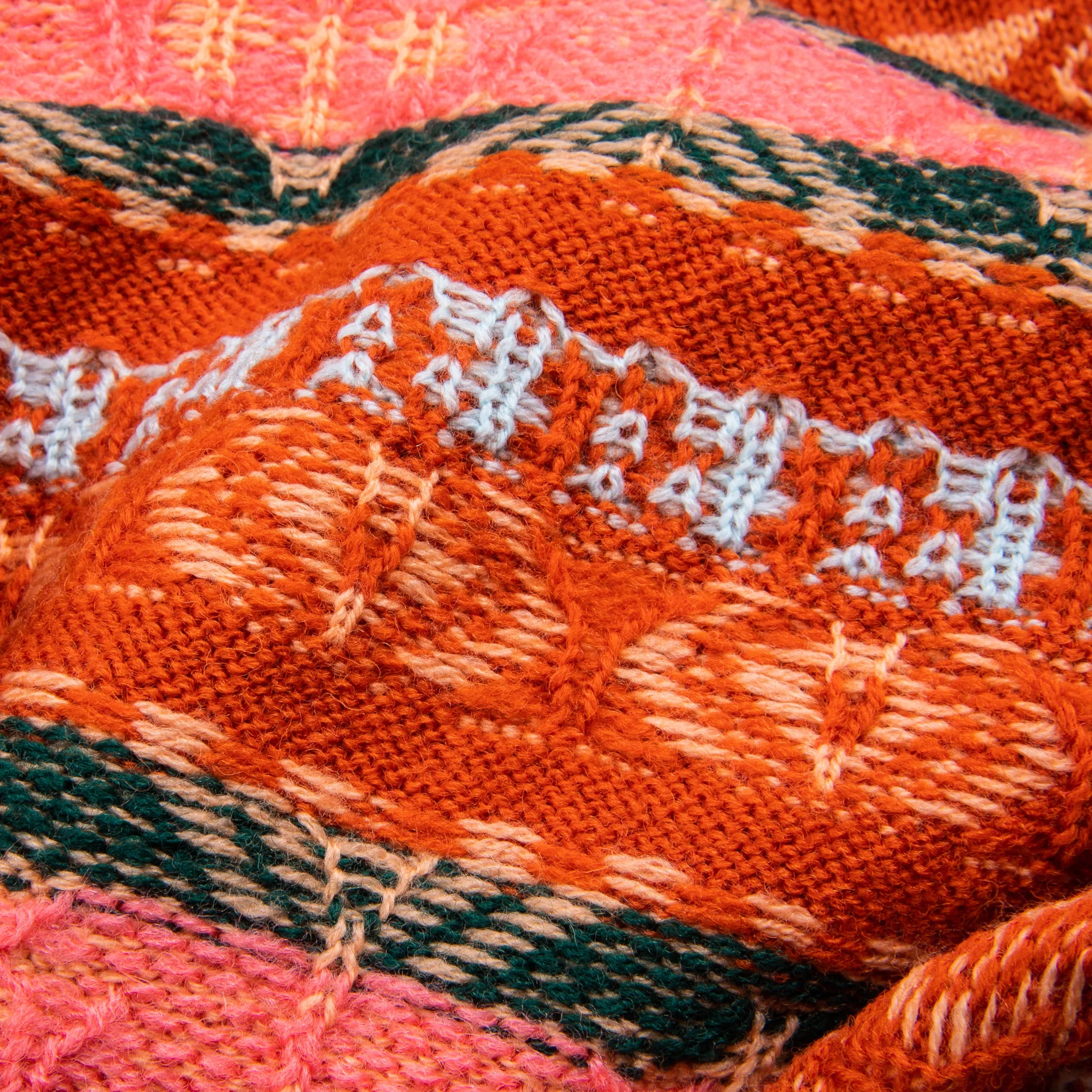 The Real McCoy's Fair Isle Sweater Orange
