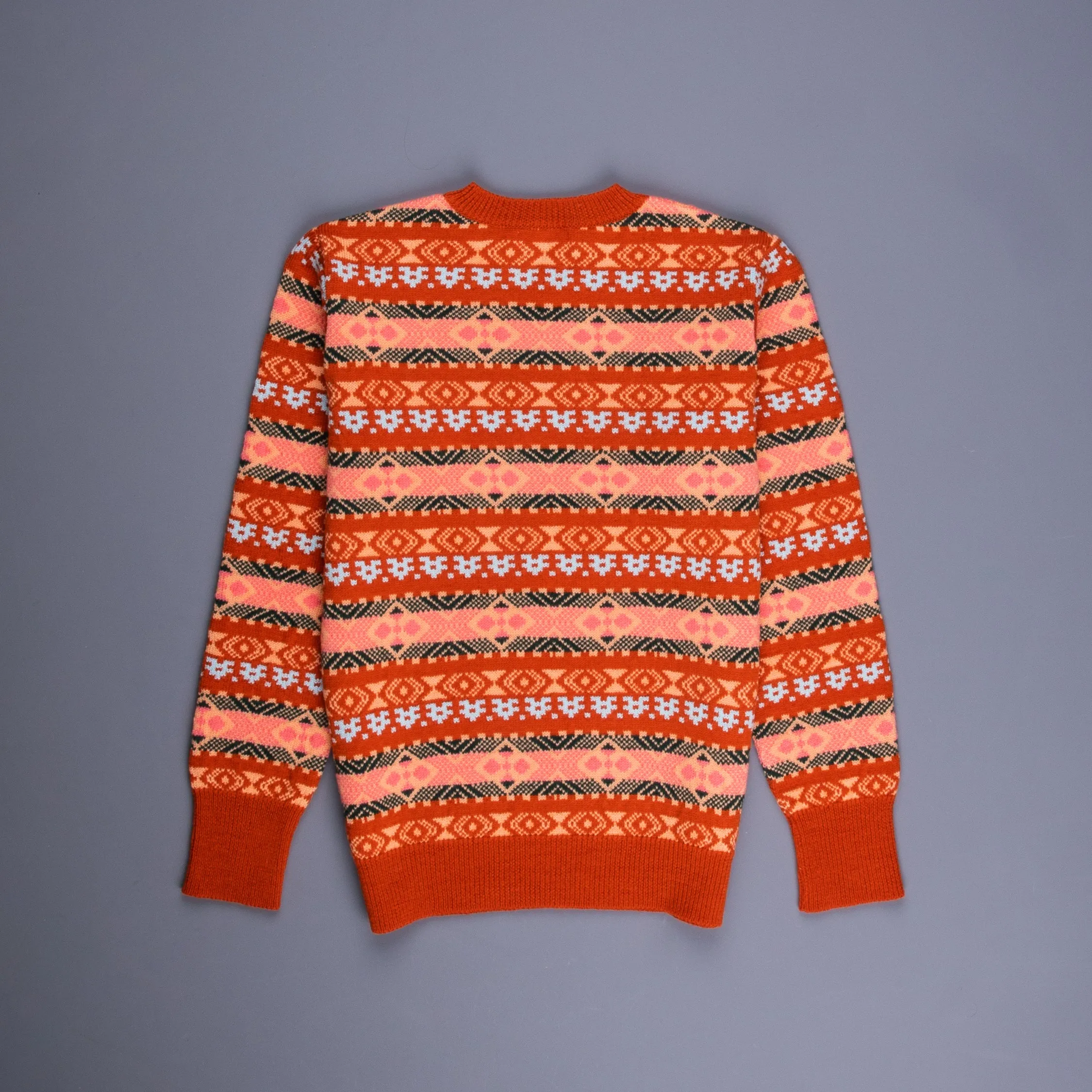 The Real McCoy's Fair Isle Sweater Orange