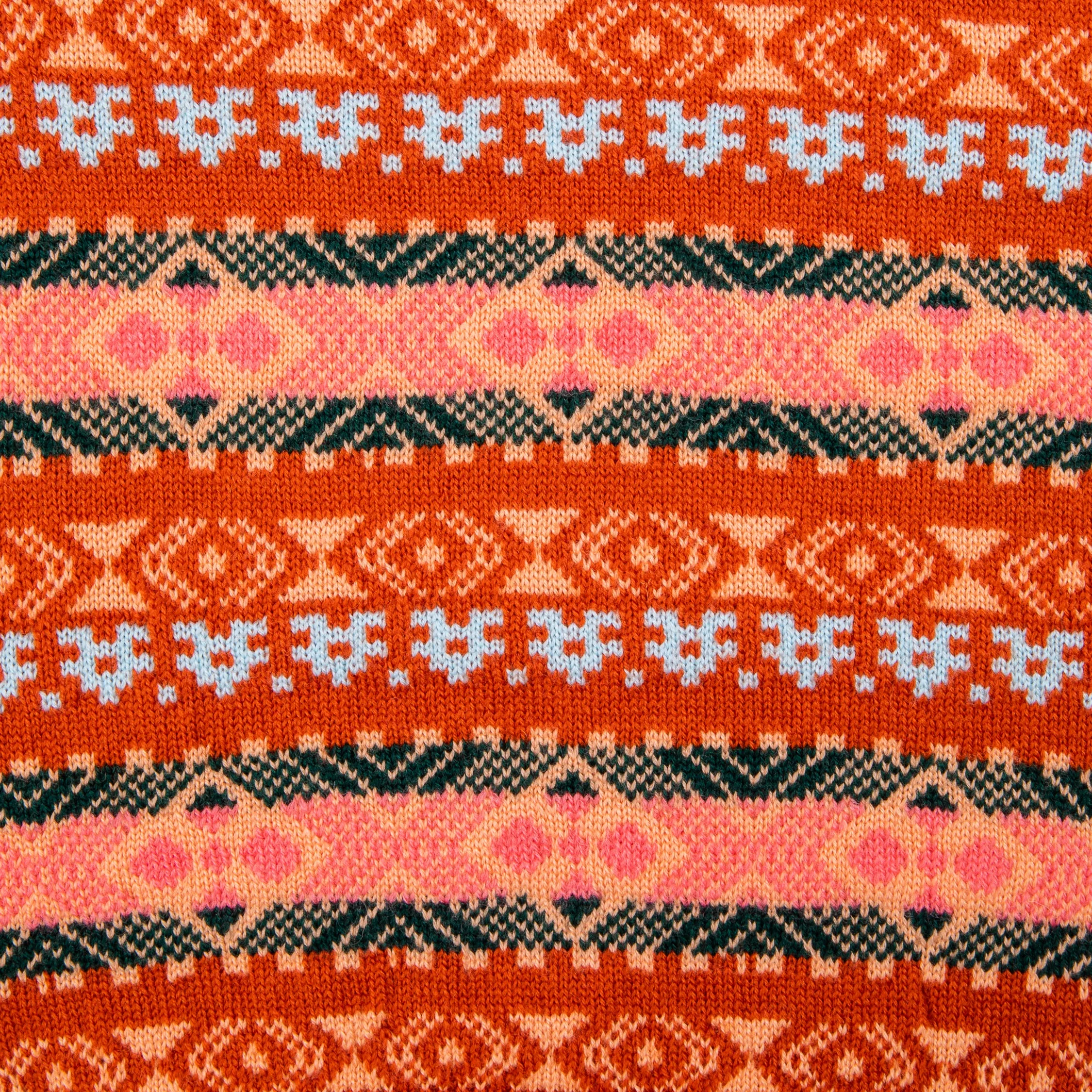 The Real McCoy's Fair Isle Sweater Orange