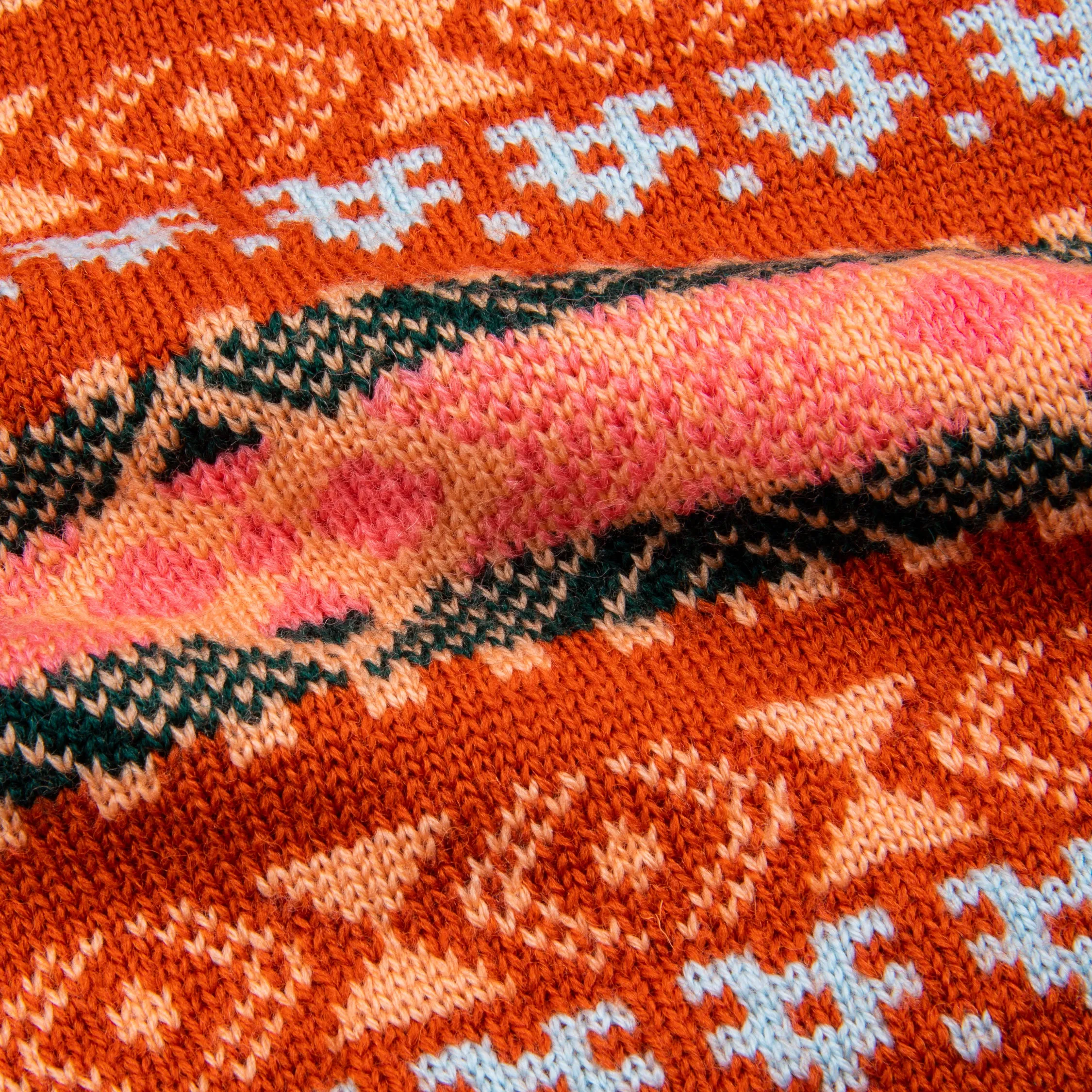 The Real McCoy's Fair Isle Sweater Orange