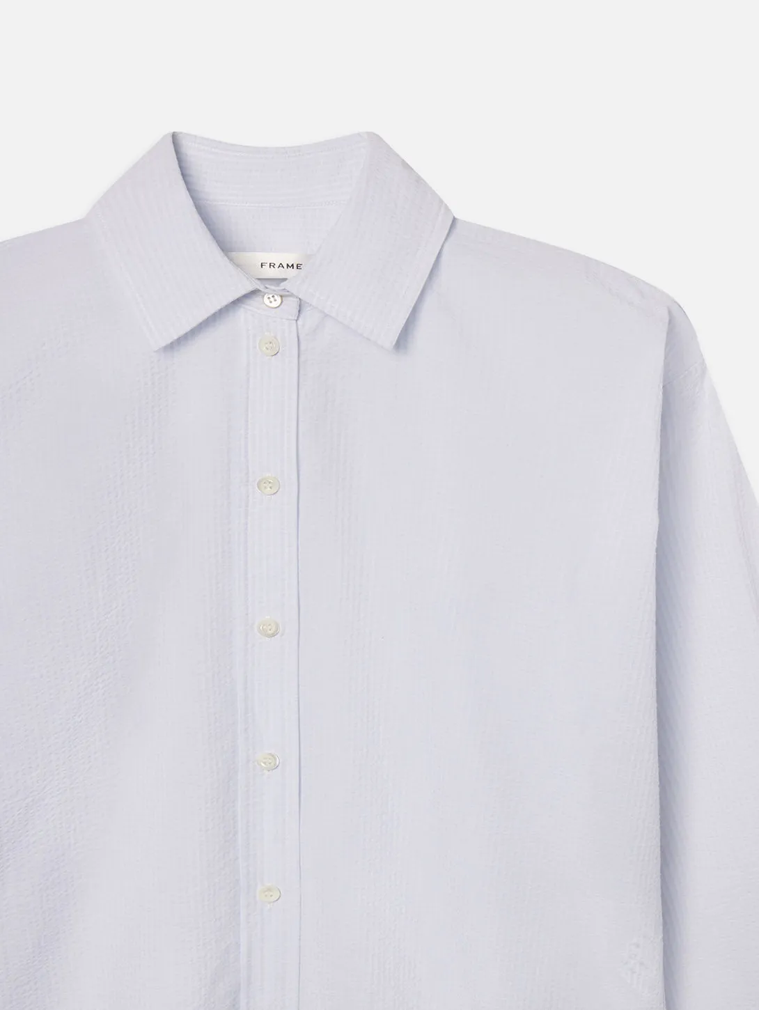 The Seersucker Classic Shirt - Light Chambray