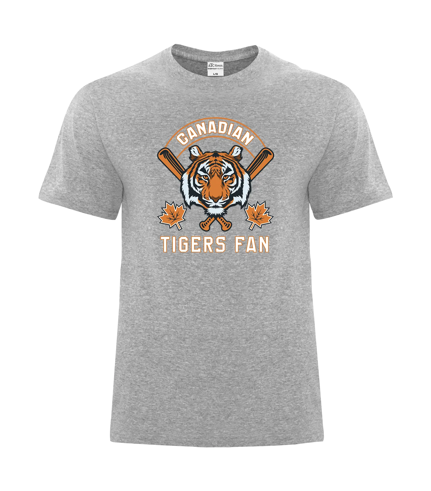 Tigers Fan Adult Cotton T-Shirt with Printed Logo