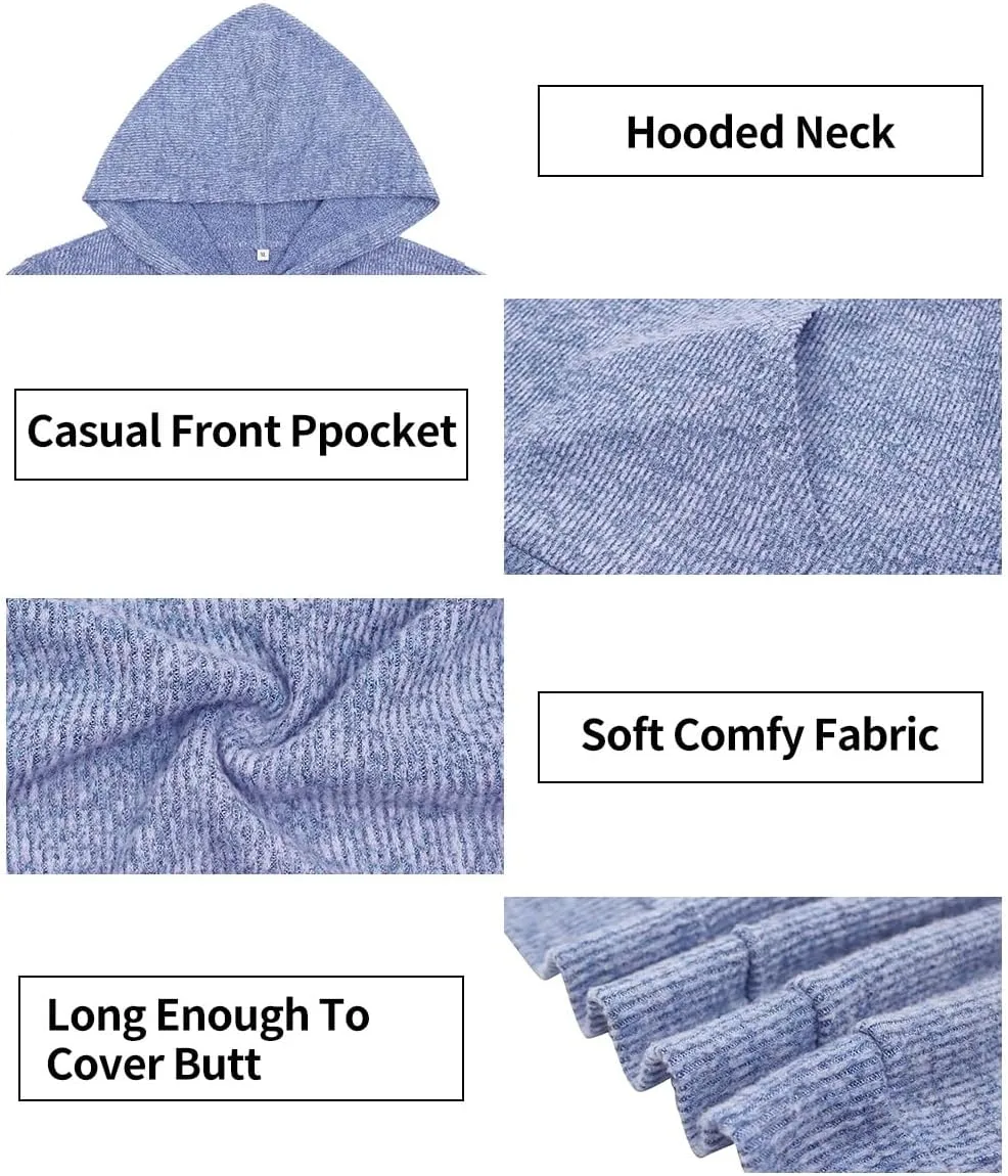 TIYOMI Plus Size Hoodies for Women Color Block Tops Drawstring Hooded Tunic Blouses Pullover T Shirts