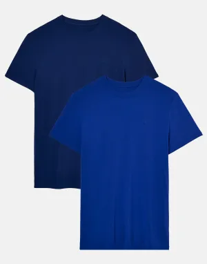Two-pack Men's Bamboo T-Shirts – Royal Blue & Navy