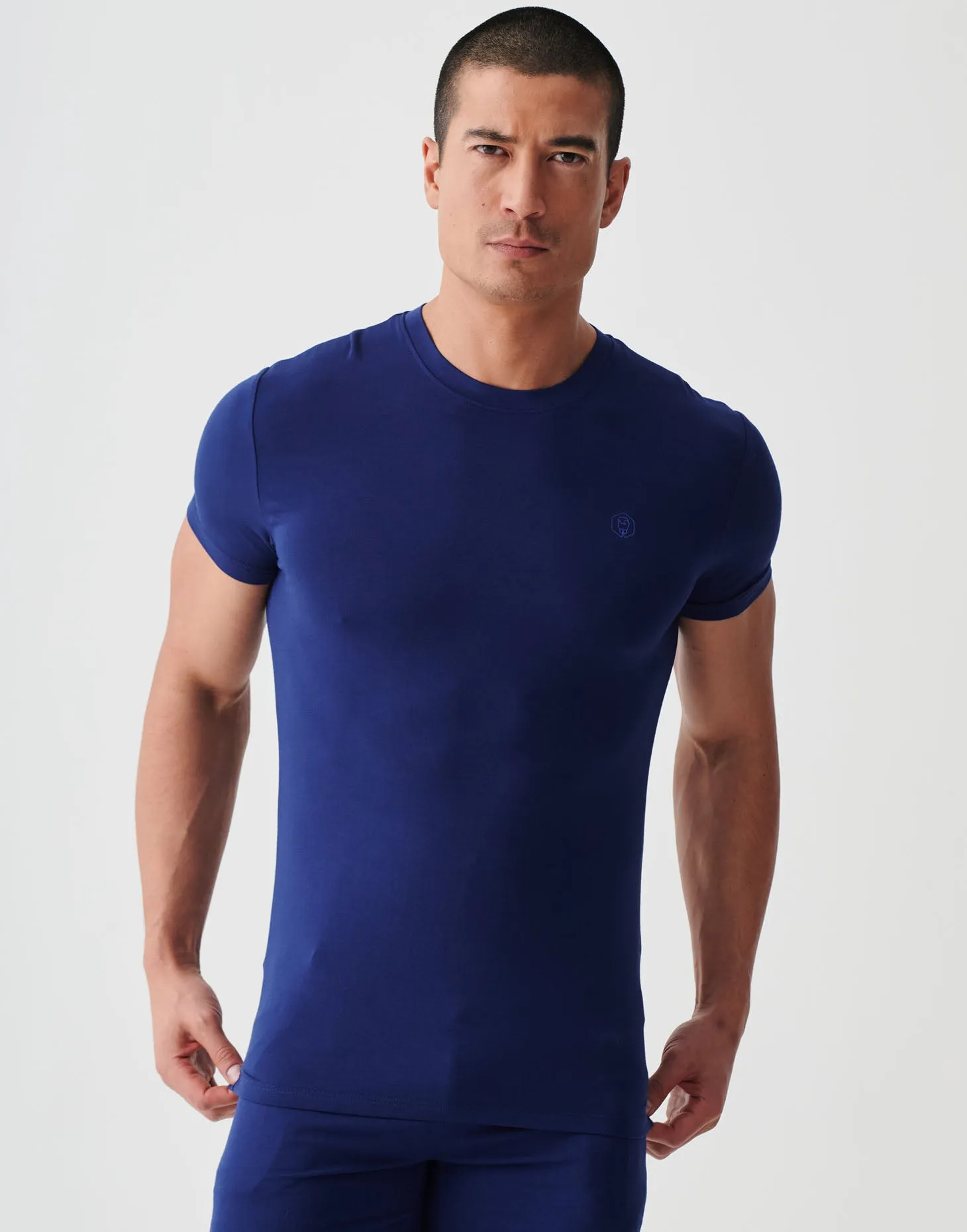 Two-pack Men's Bamboo T-Shirts – Royal Blue & Navy