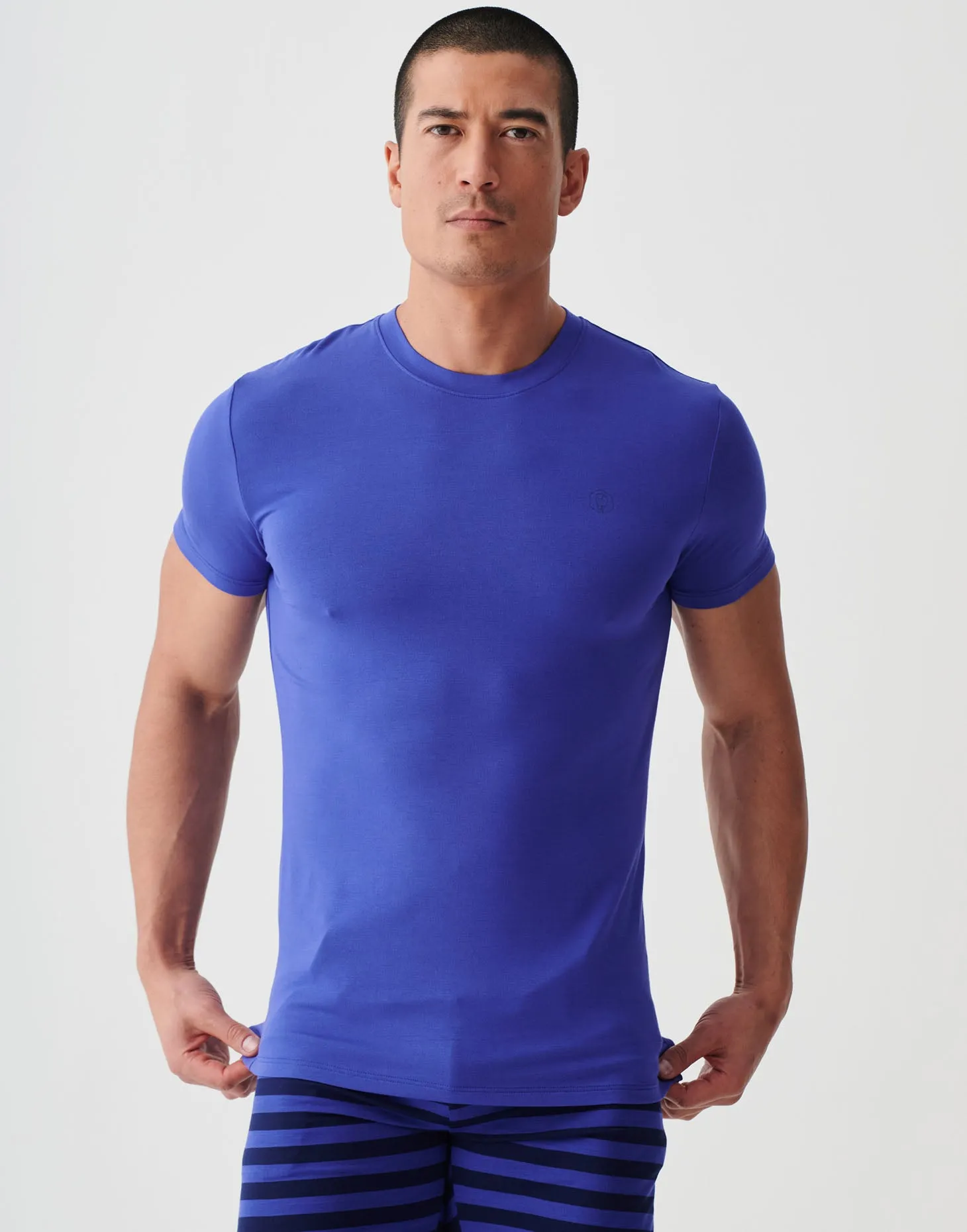 Two-pack Men's Bamboo T-Shirts – Royal Blue & Navy