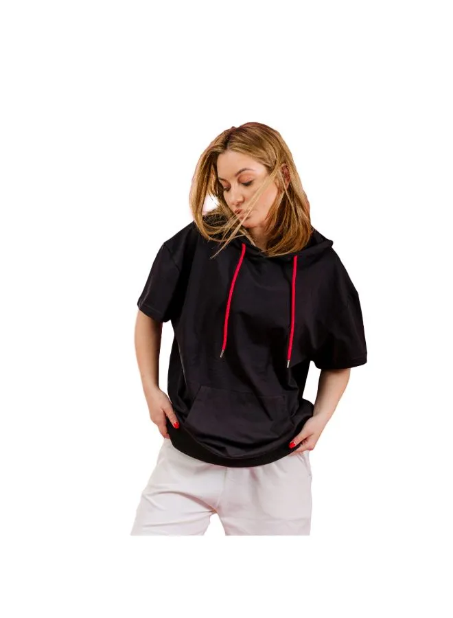 Urban hero hoodie-Black